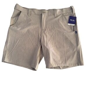 Huk 3XL 44x9 Tan Stretch SPF Men's Performance Beacon Fishing Shorts NEW $65